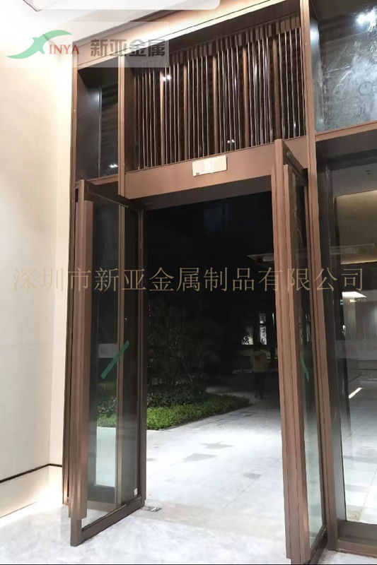 不銹鋼玻璃大門(mén)